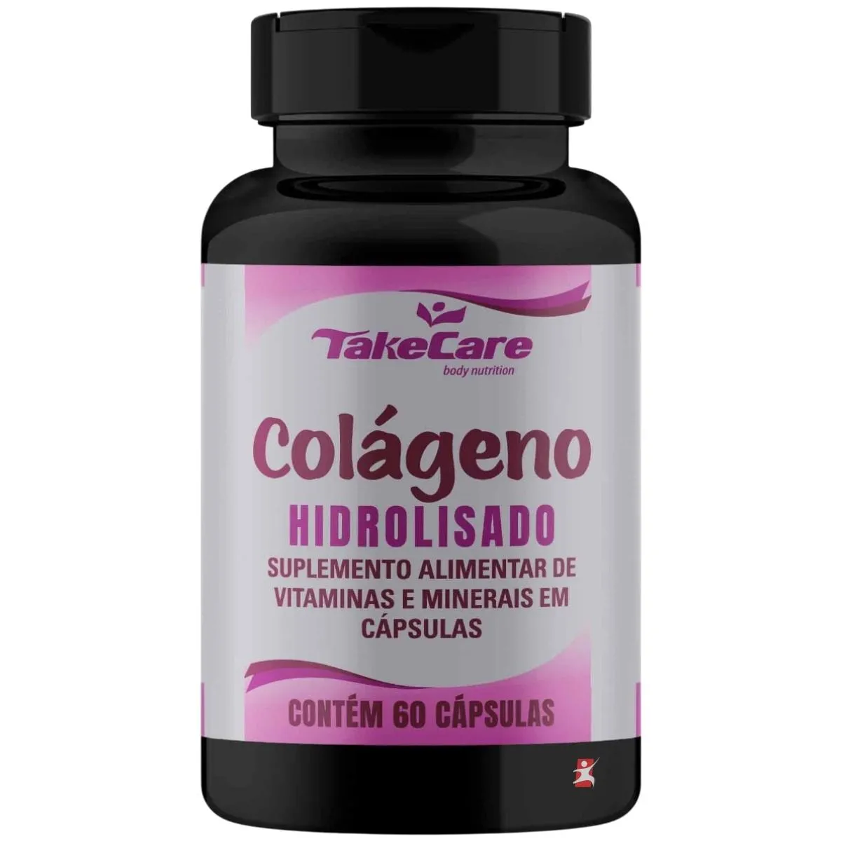 Colágeno Hidrolisado Com Vitaminas E Minerais 60 Cápsulas Take Care