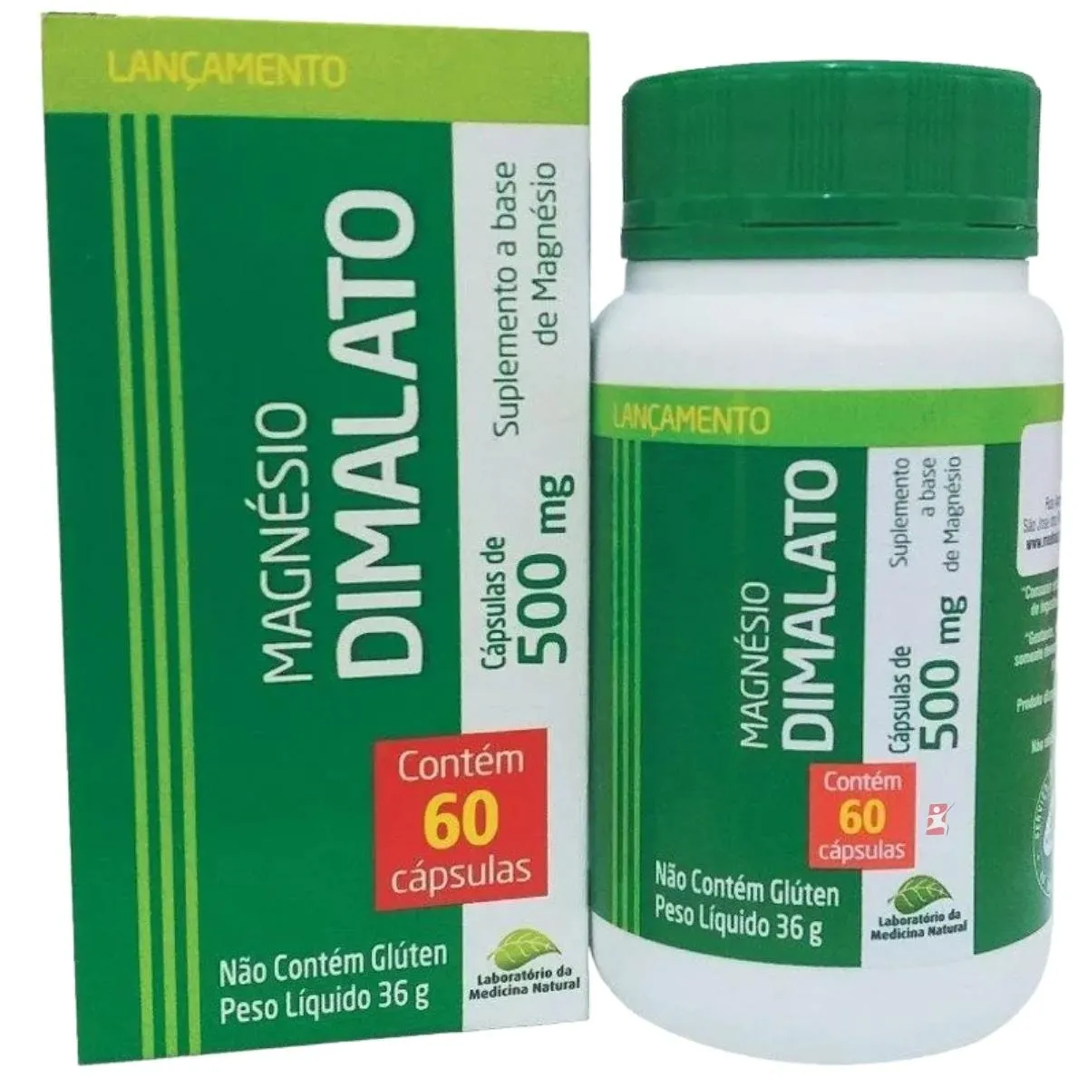 Magnesio Dimalato 60 Cápsulas Medinal