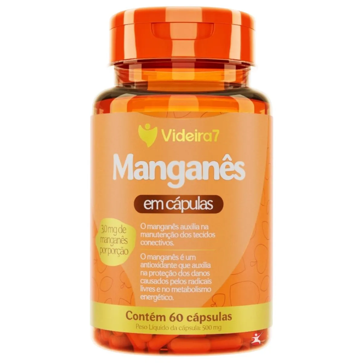 Manganes 3Mg Antioxidante 60 Cápsulas Videira 7