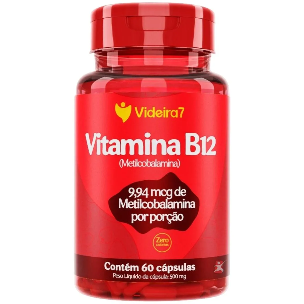 Metilcobalamina Vitamina B12 414% Da Idr 60 Cápsulas Videira 7