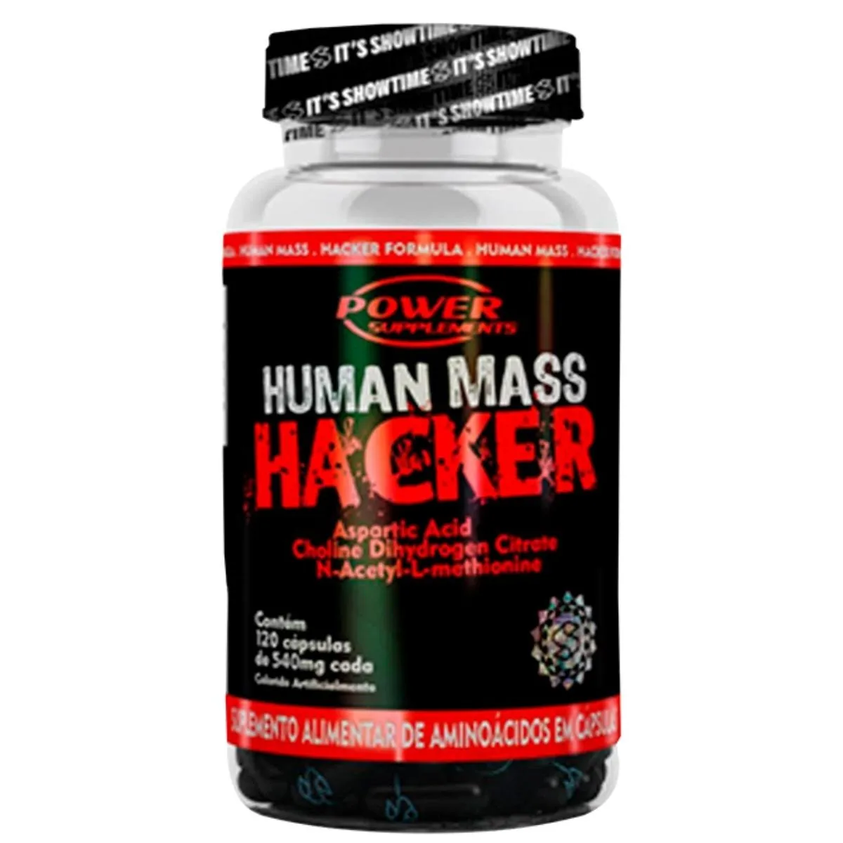 Pre Hormonal Human Mass Hacker Massa Magra 60 Cápsulas Power Supplements