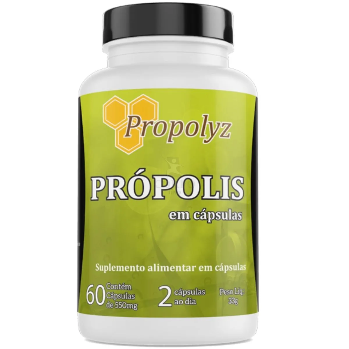 Propolis Em Cápsulas Extrato Seco Com 60 Cápsulas Propolyz