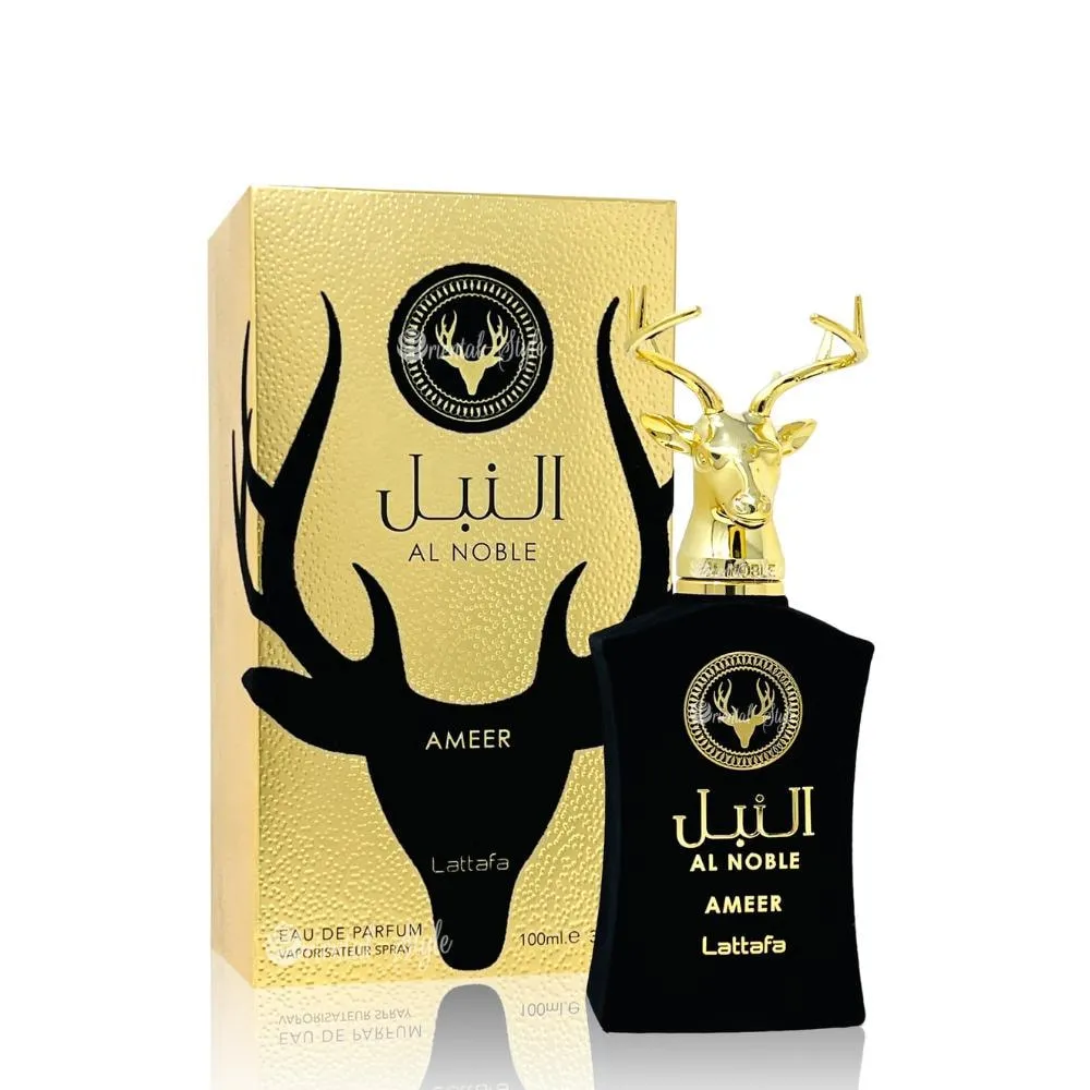 Ameer Al Noble Lattafa Eau De Parfum Unissex 100ml Árabe