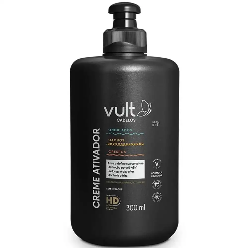 Ativador Ondulados Cacheados Crespos Vult 300ml