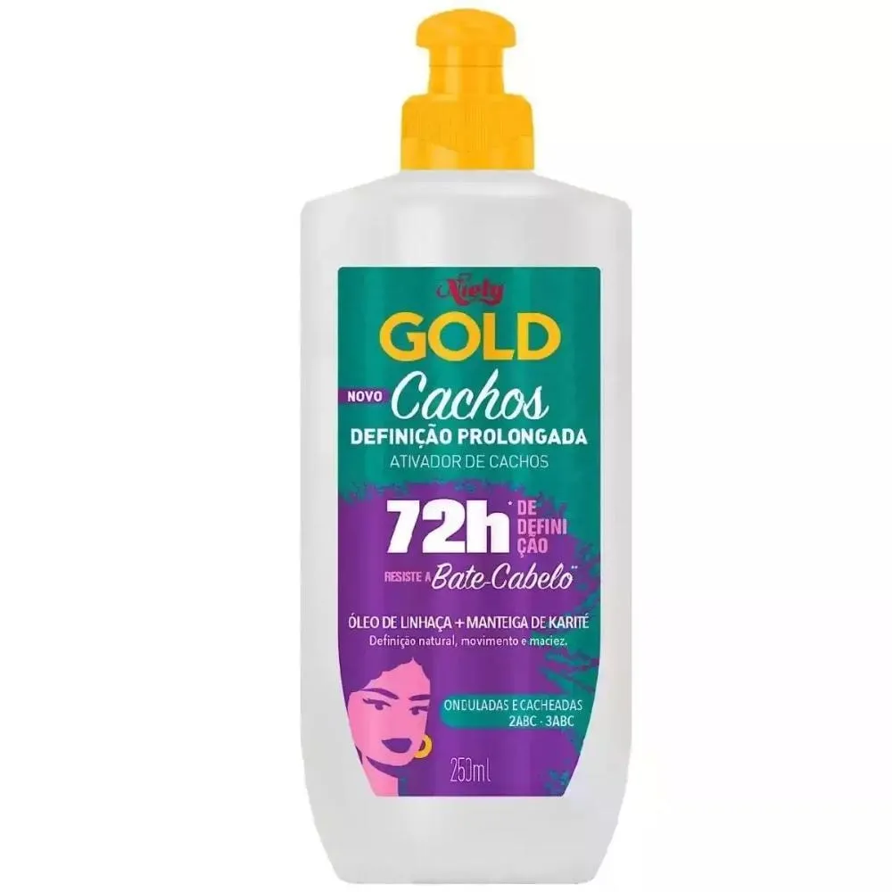 Ativador De Cachos Definição Prolongada Niely Gold 250ml