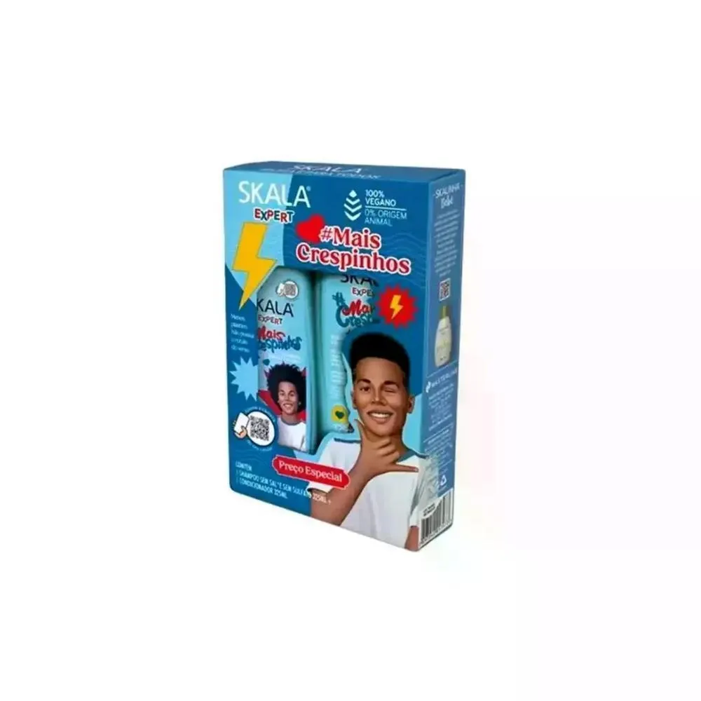 Shampoo+Condicinador Mais Crespinho Skala 650ml