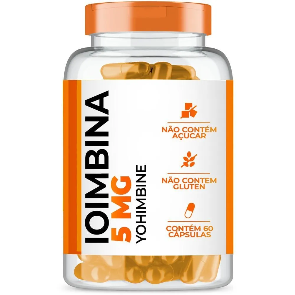 Ioimbina (Yohimbine) 5Mg Com 60 Cápsulas