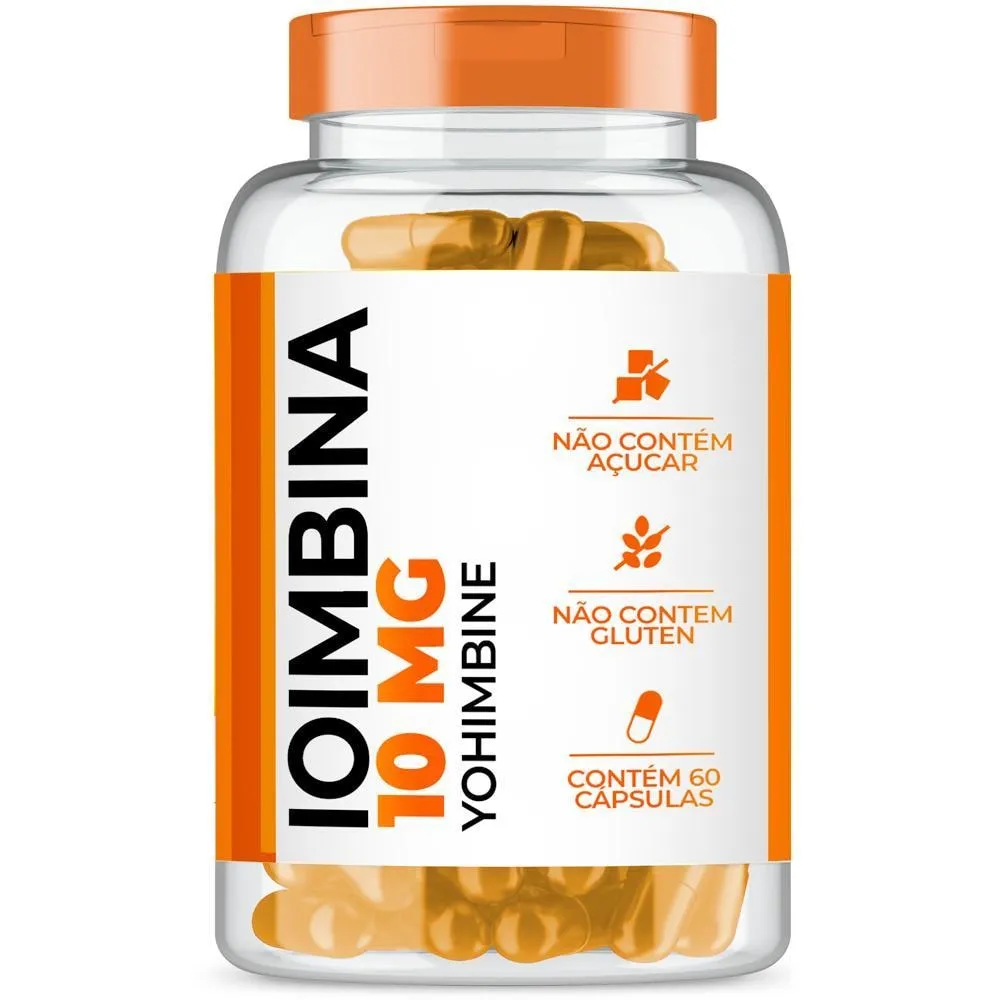 Ioimbina (Yohimbine) 10Mg Com 60 Cápsulas
