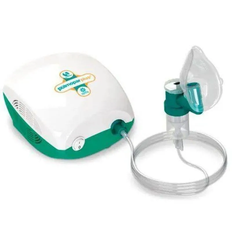 Inalador Nebulizador Mecanico Jato De Ar Pulmopar Plus
