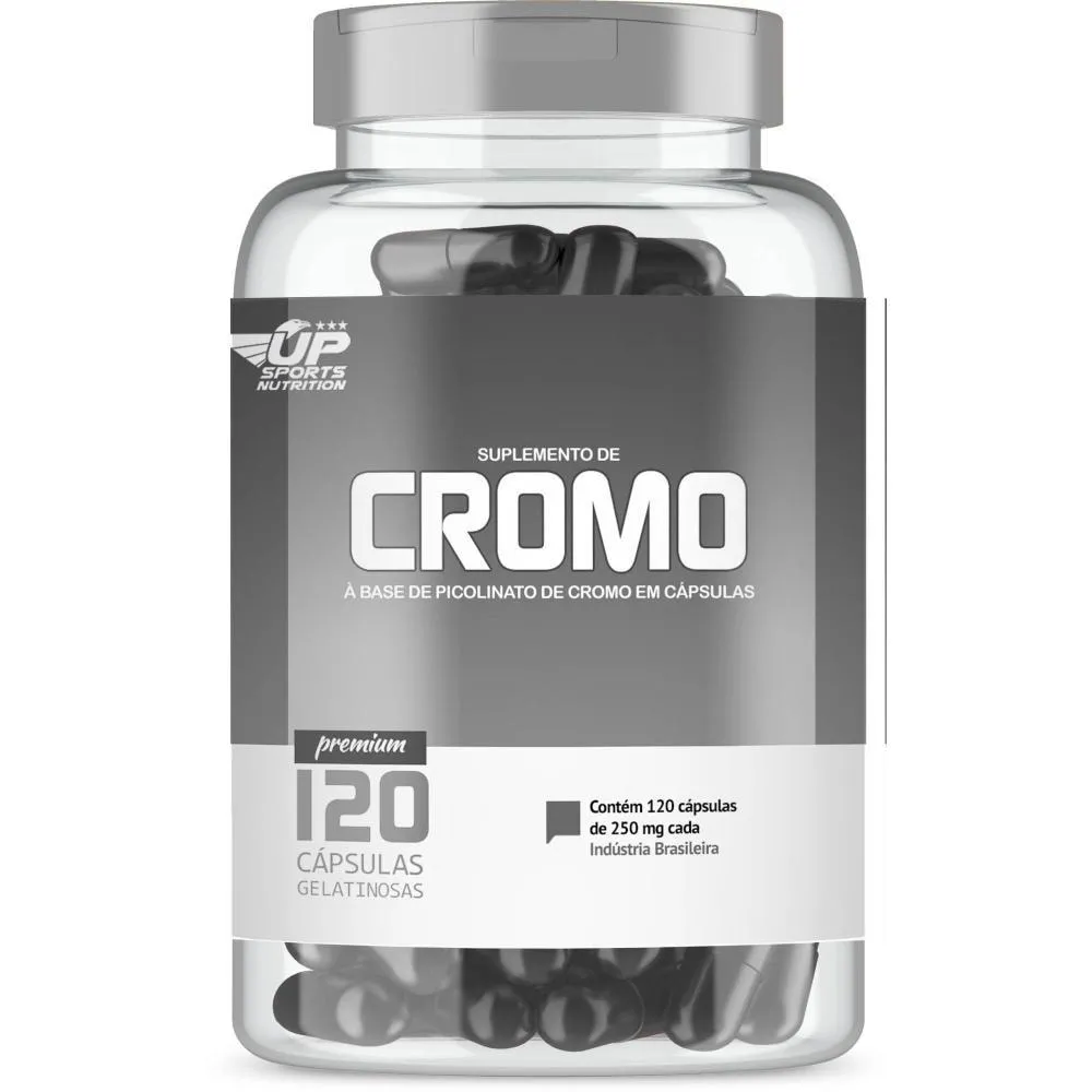 Cromo 250Mg Com 120 Cápsulas Up Sports Nutrition