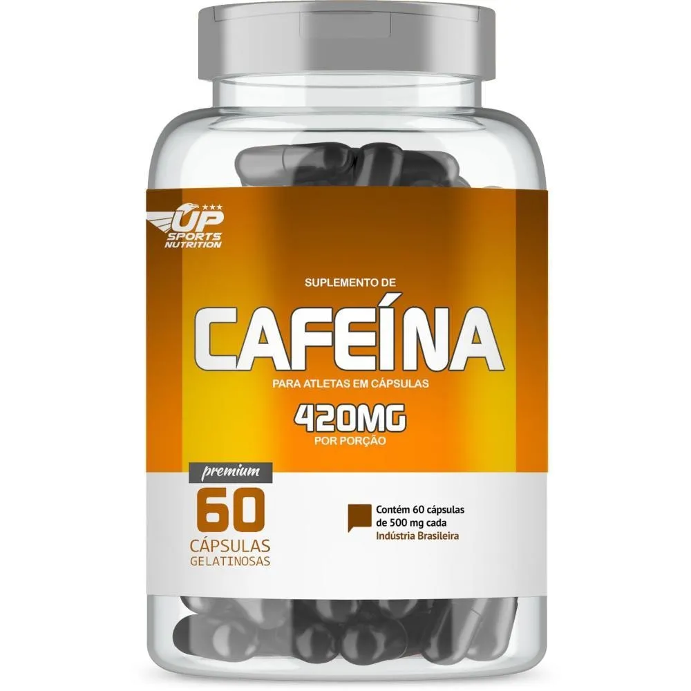 Cafeína 420Mg Com 60 Cápsulas Up Sports Nutrition