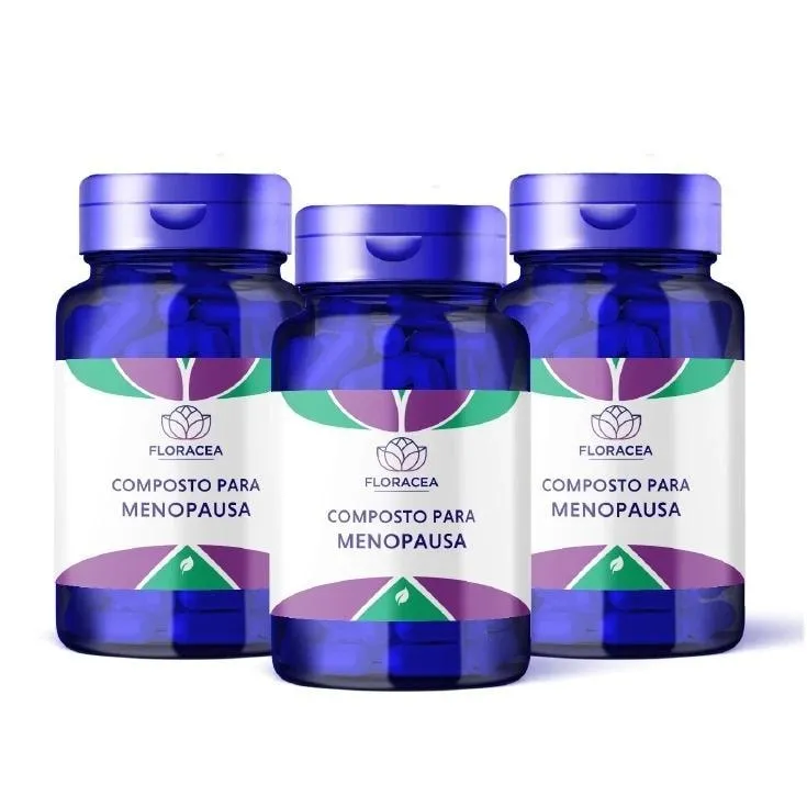 Combo 3 Composto para Menopausa 60 Cápsulas