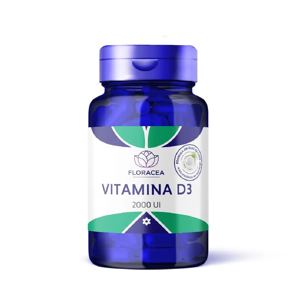 Vitamina D3 2000ui cápsulas oleosas 60 Cápsulas