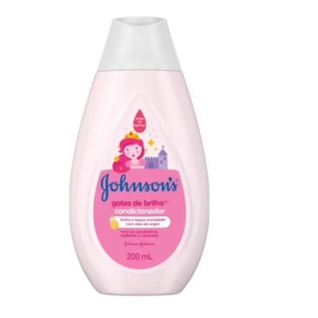 Condicionador Infantil Johnson & Johnson Baby 200ml Gotas De Brilho
