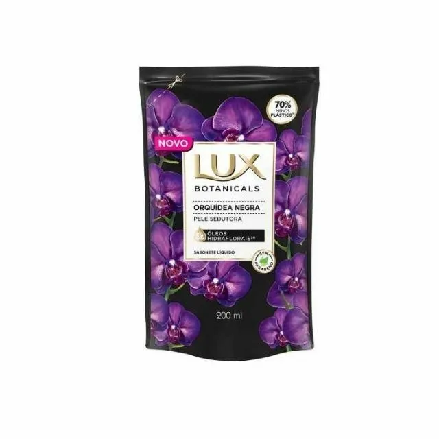 Sabonete Líquido Lux Refil 200ml Orquídea Negra
