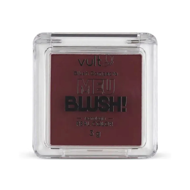 Blush Compacto Vinho Matte 3G Vult