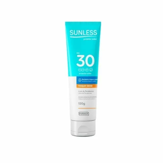 Sunless Protetor Solar Fps30 Toque Seco 120g