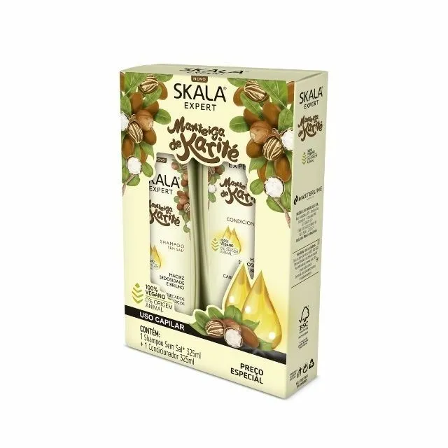 Shampoo + Condicionador Skala 325ml Manteiga Karité