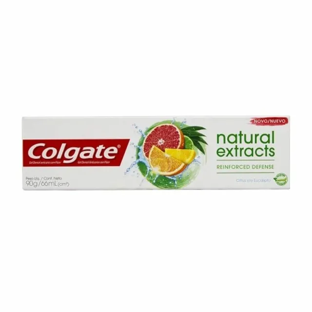Creme Dental Colgate Natural Extra 90g Defesa Reforçada