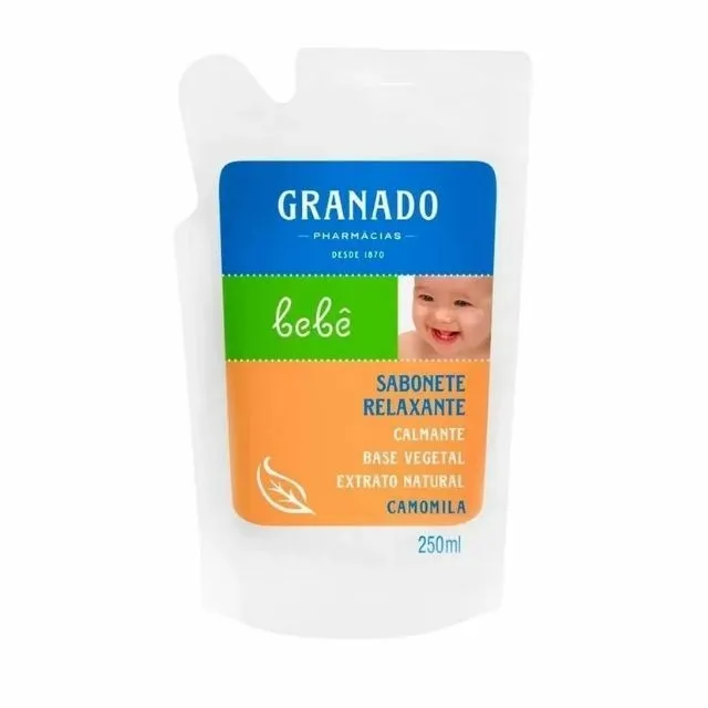 Sabonete Líquido Infantil Granado Bebê Refil 250ml Camomila