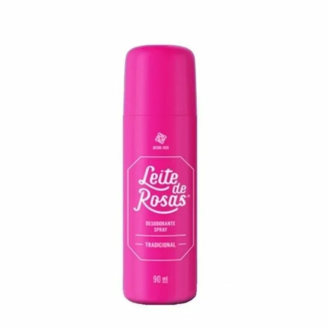 Desodorante Spray Leite De Rosas 90g