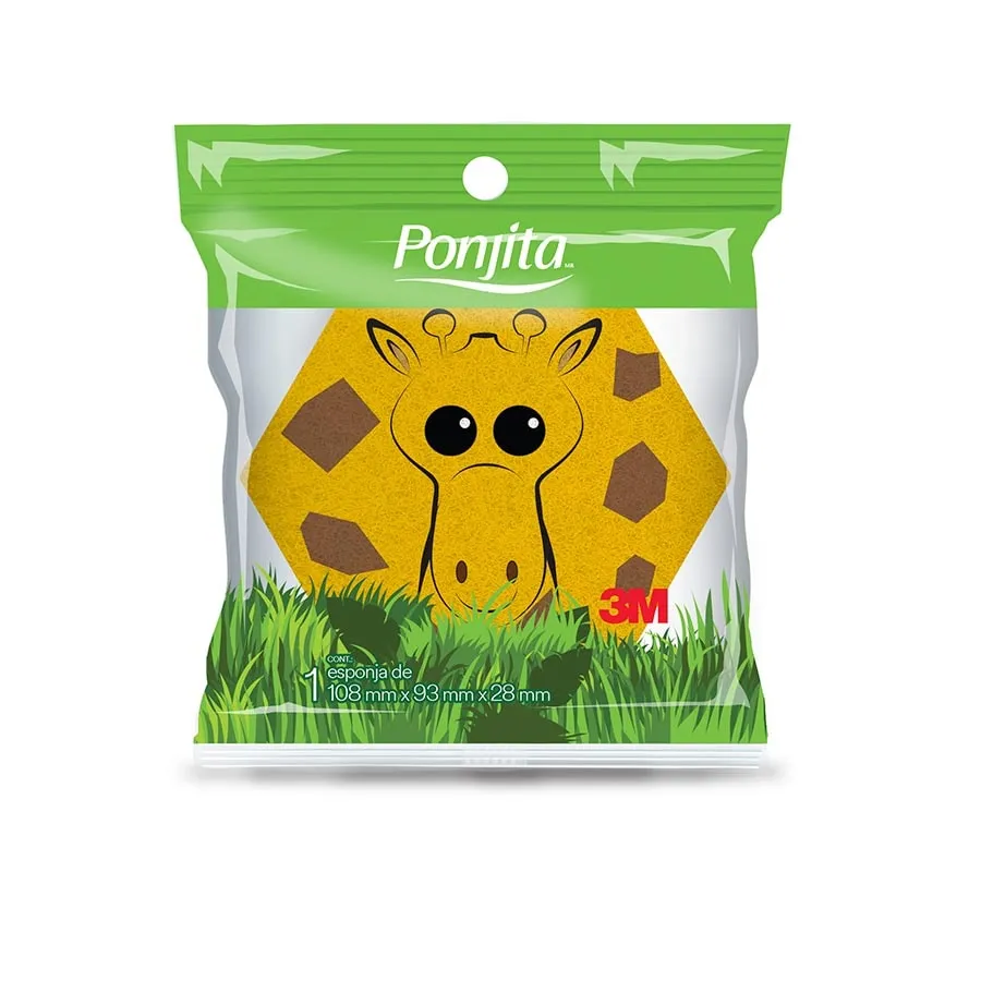 Esponja Para Banho Ponjita Infantil (Diversos Personagens)