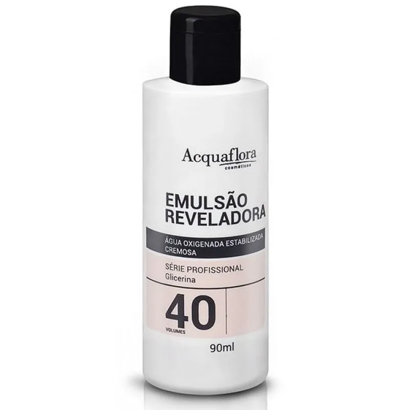 Água Oxigenada 40 Volumes Acquaflora 90ml