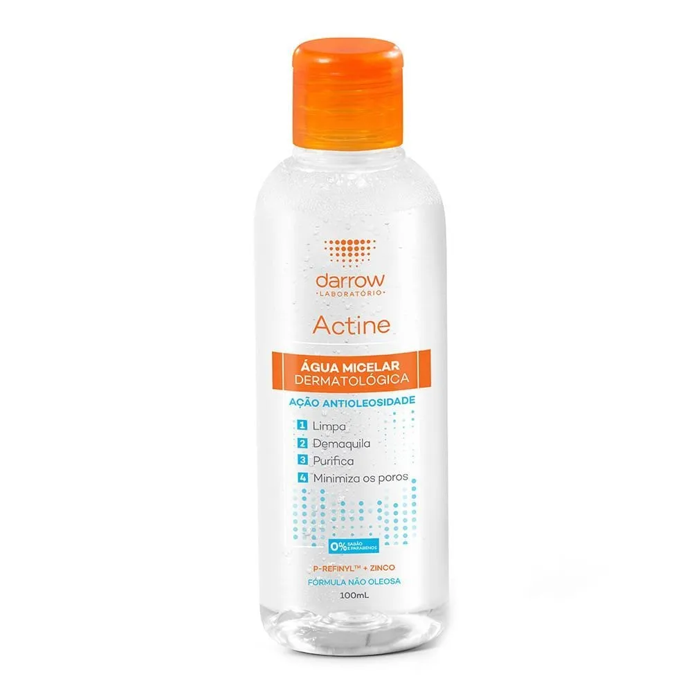 Actine Darrow Água Micelar Demaquilante Peles Oleosas 100ml
