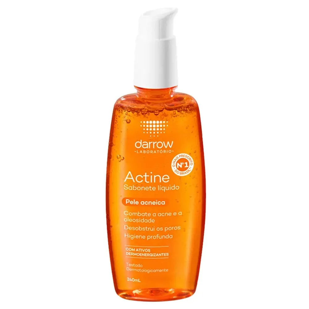 Sabonete Líquido Darrow Actine Pele Acneica 240ml