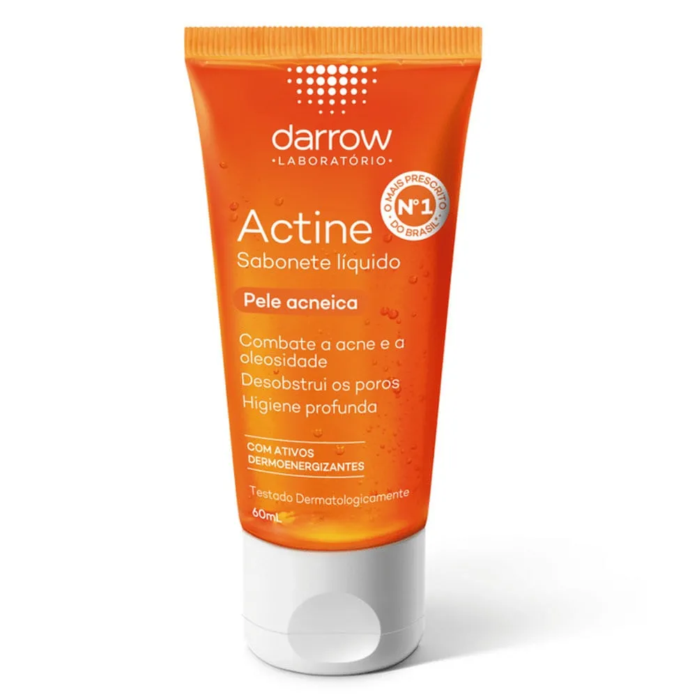 Sabonete Líquido Darrow Actine Pele Acneica 60ml