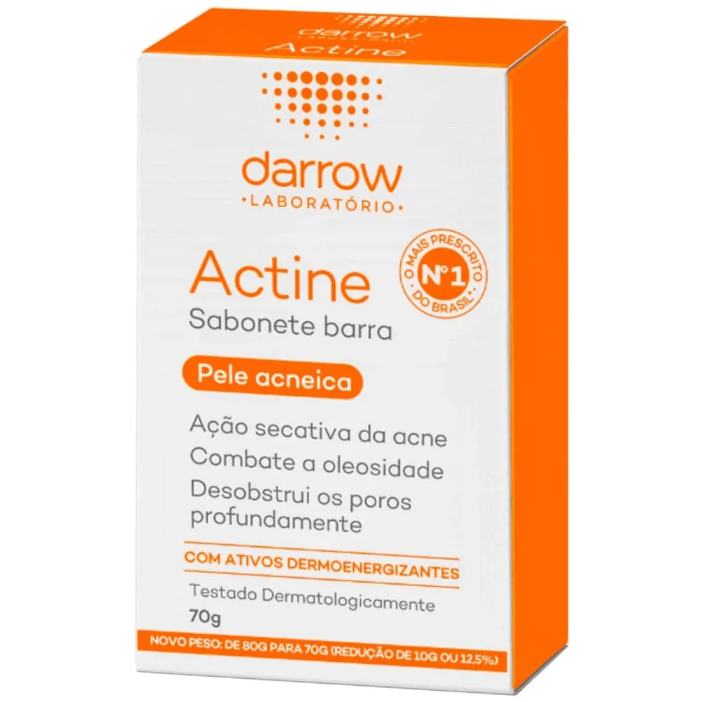 Sabonete Em Barra Darrow Actine Pele Acneica 70g