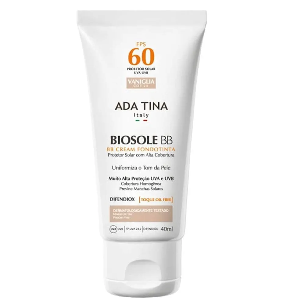 Ada Tina Biosole BB Cream Vaniglia Cor 25 FPS60 40ml