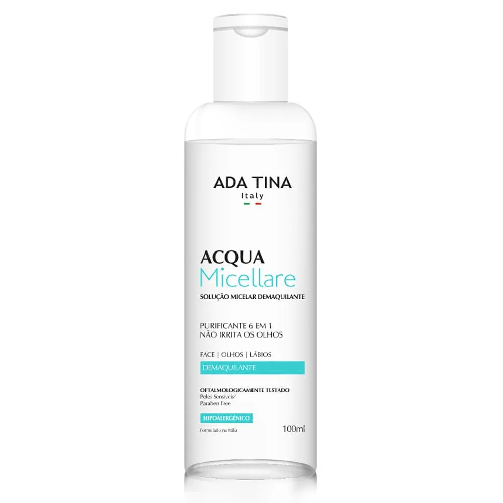 Ada Tina Água Micelar Demaquilante Acqua Micellare 100ml
