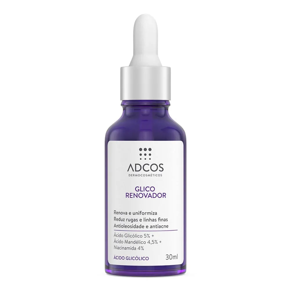 Adcos Glico Renovador Sérum Anti-Idade Facial 30ml
