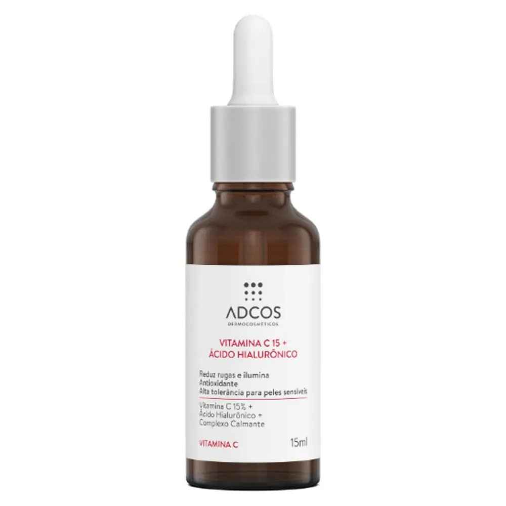 Sérum Adcos Vitamina C 15 + Ácido Hialurônico 15ml