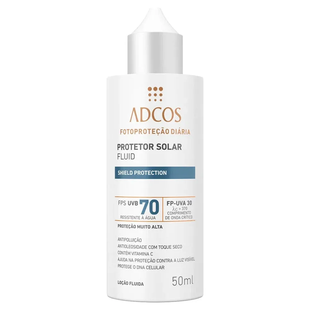Protetor Solar Adcos Fluid Shield Protection FPS70 50mL