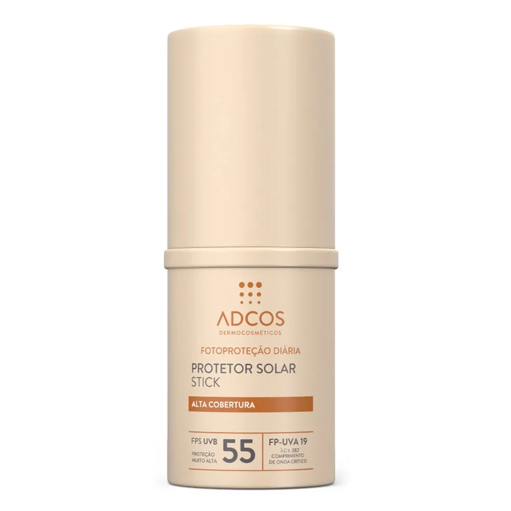 Base Stick Adcos Fotoproteção Beige FPS55 17g