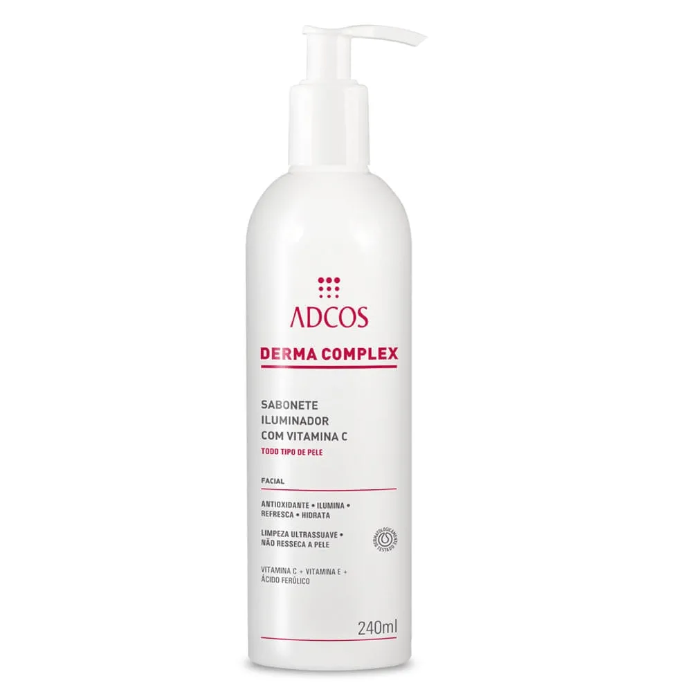 Adcos Derma Complex Iluminador Vita C Sabonete Líquido 240ml