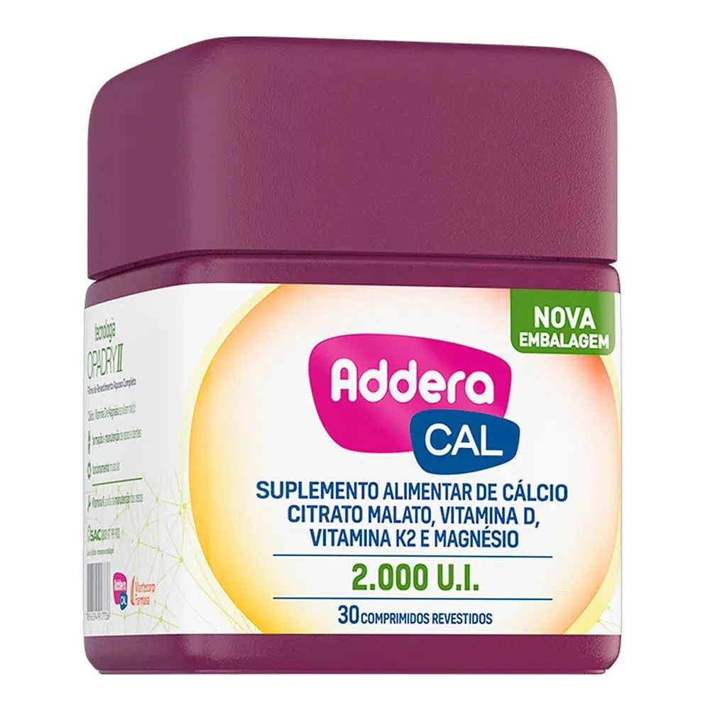 Addera +Cal 2000UI 30 Comprimidos