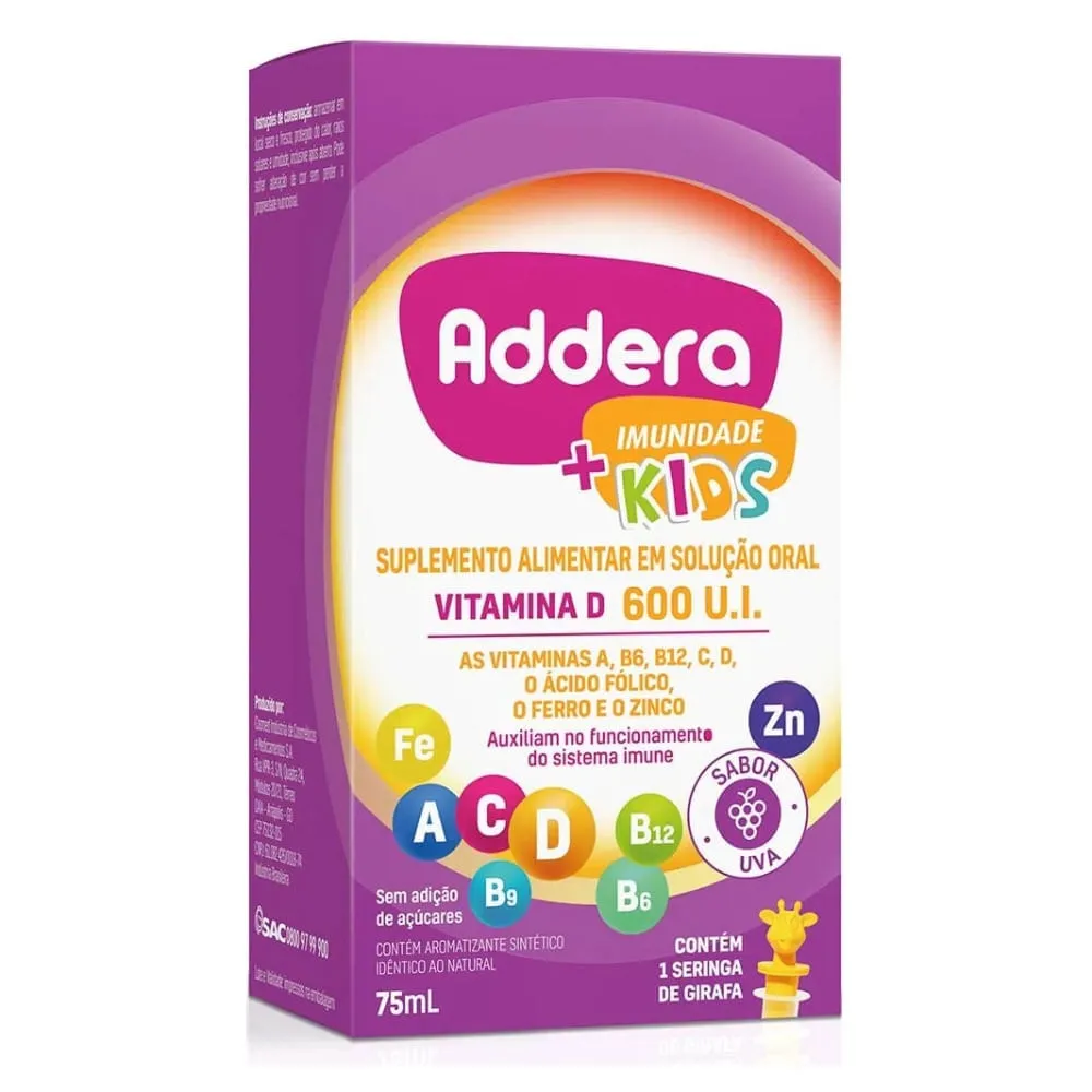 Addera + Imunidade Kids 600ui 75ml