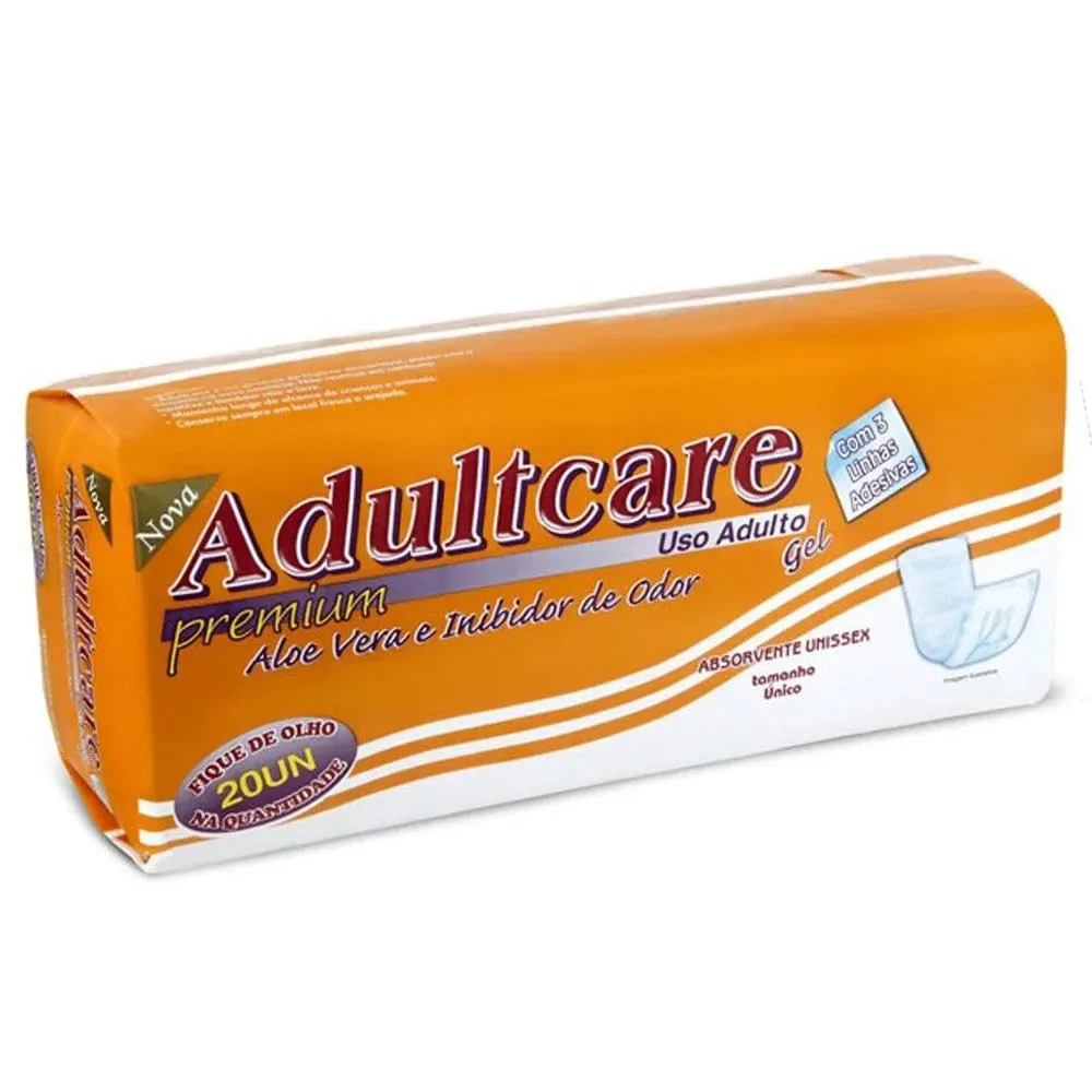 Absorvente Geriátrico Adultcare Premium 20 unidades