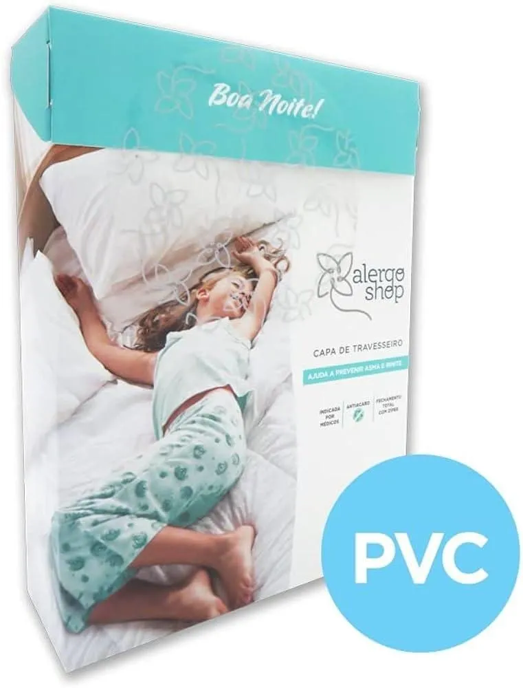 Capa Antiácaro Para Travesseiro Adulto PVC Alergoshop