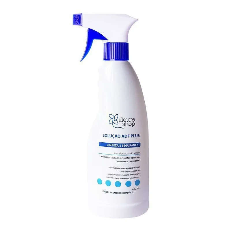 Solução Antiácaros ADF Plus Alergoshop 480ml
