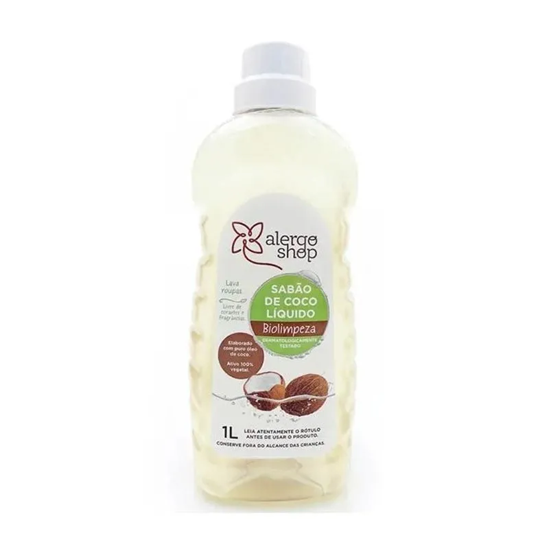 Lava Roupas Biolimpeza Hipoalergênico Alergoshop 1l