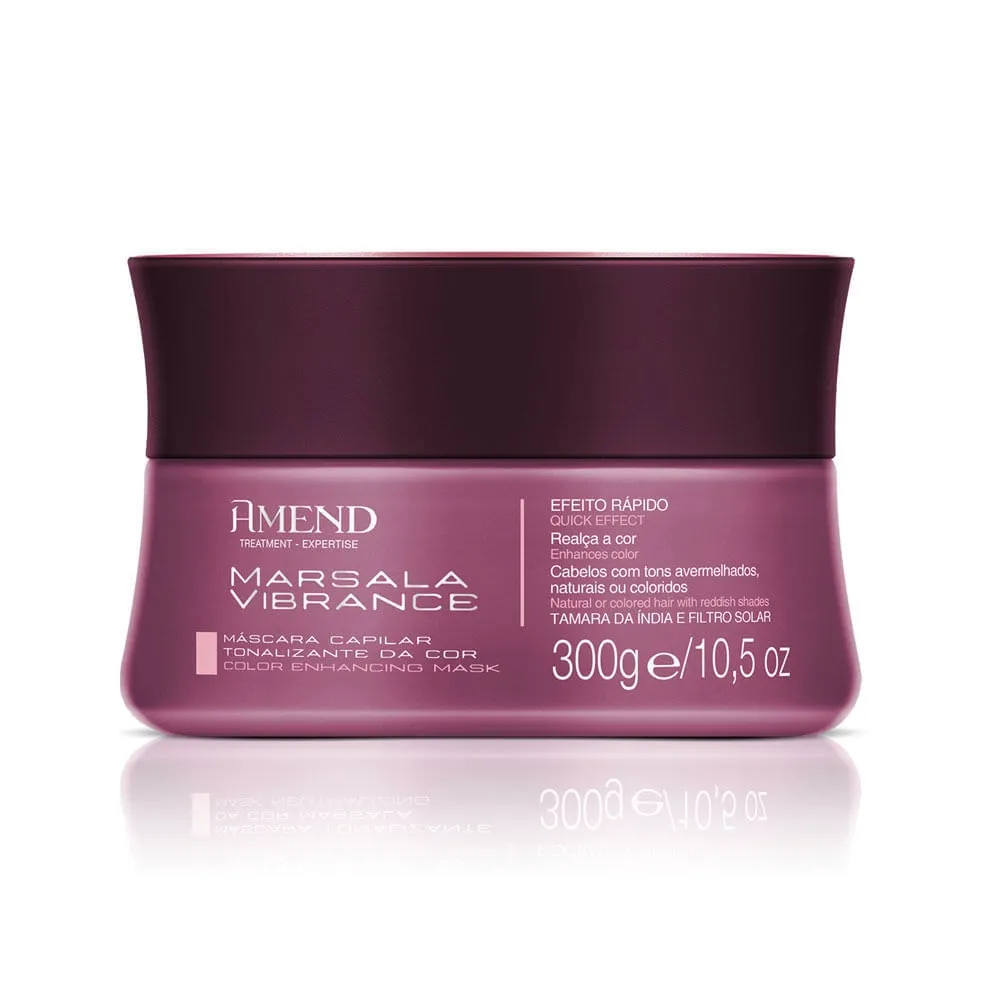Amend Marsala Vibrance Máscara de Tratamento Capilar 300g