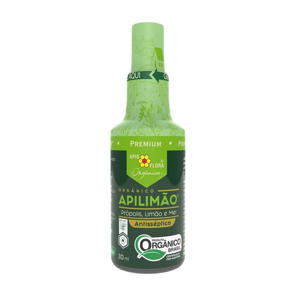 Apigen Orgânico Apis Flora Própolis, Mel E Limão Spray 30ml