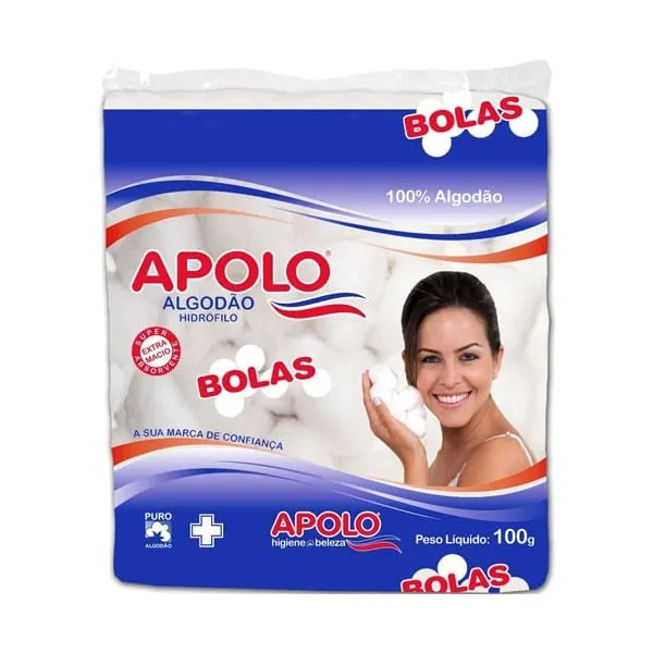 Algodão em Bolas Apolo 100g