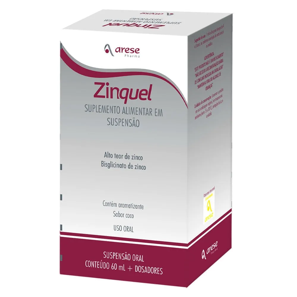 Zinquel Suspensão Oral Sabor Coco 5mg/ml 60ml