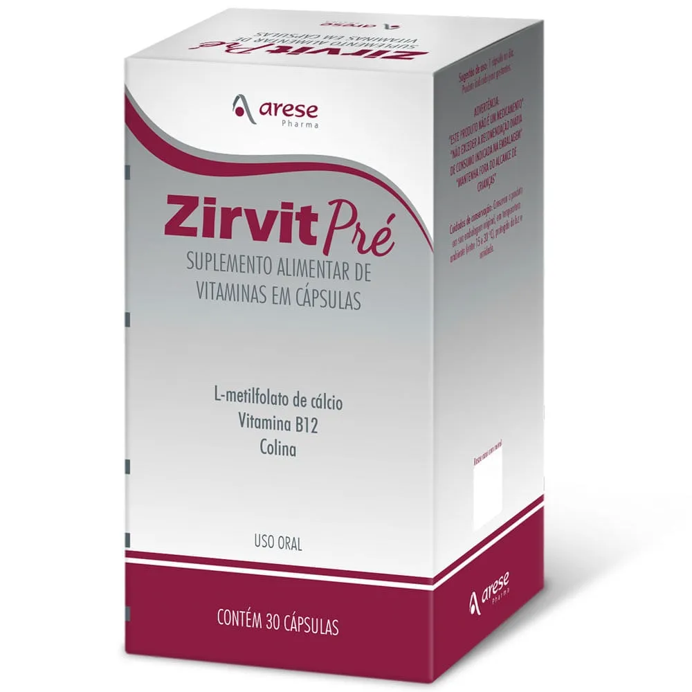 Zirvit Pré 30 Cápsulas