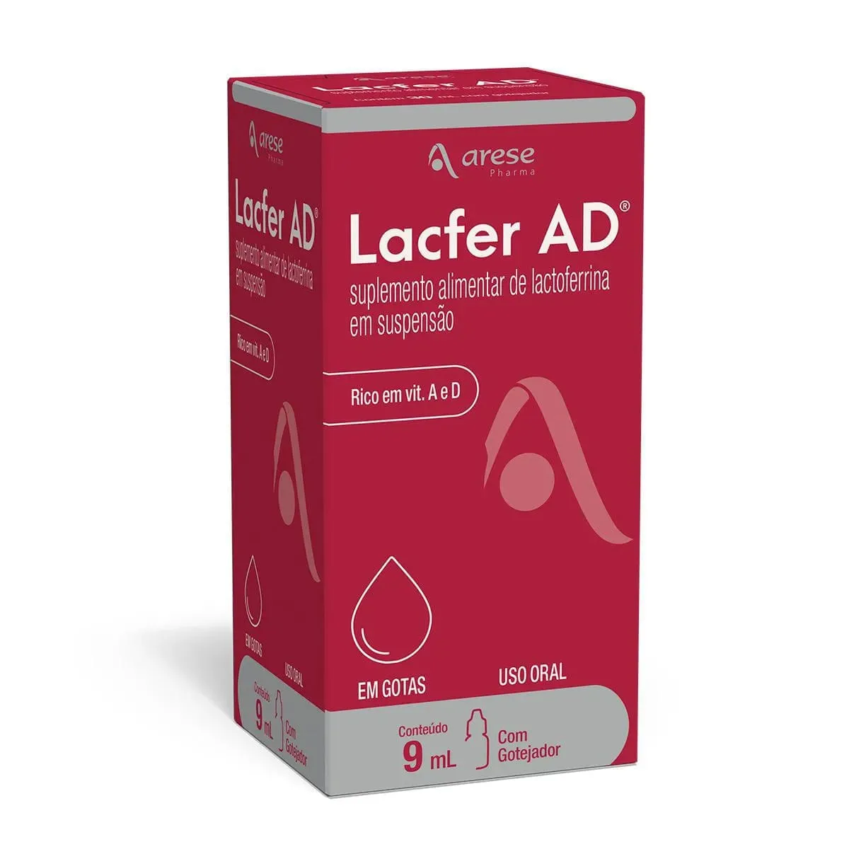 Suplemento alimentar Lacfer AD Arese gotas 9ml
